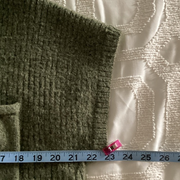 Zenana Outfitters Olive Green Knit Dress - Picture 6 of 7